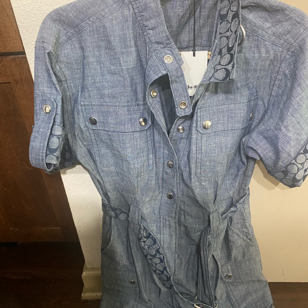Coach romper new with tag, beautiful